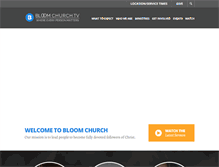 Tablet Screenshot of bloomchurch.tv